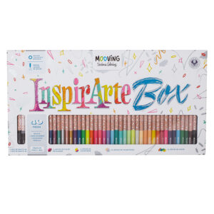 LAPICES COLORES COLORING INSPIRARTE BOX X 40 PCS
