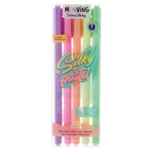 ROLLER MOOVING TINTA GEL PASTEL X 5 UN COLORING