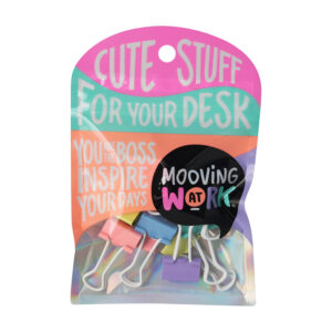 BINDER CLIPS MOOVING 19MM X 12 UN MANIA