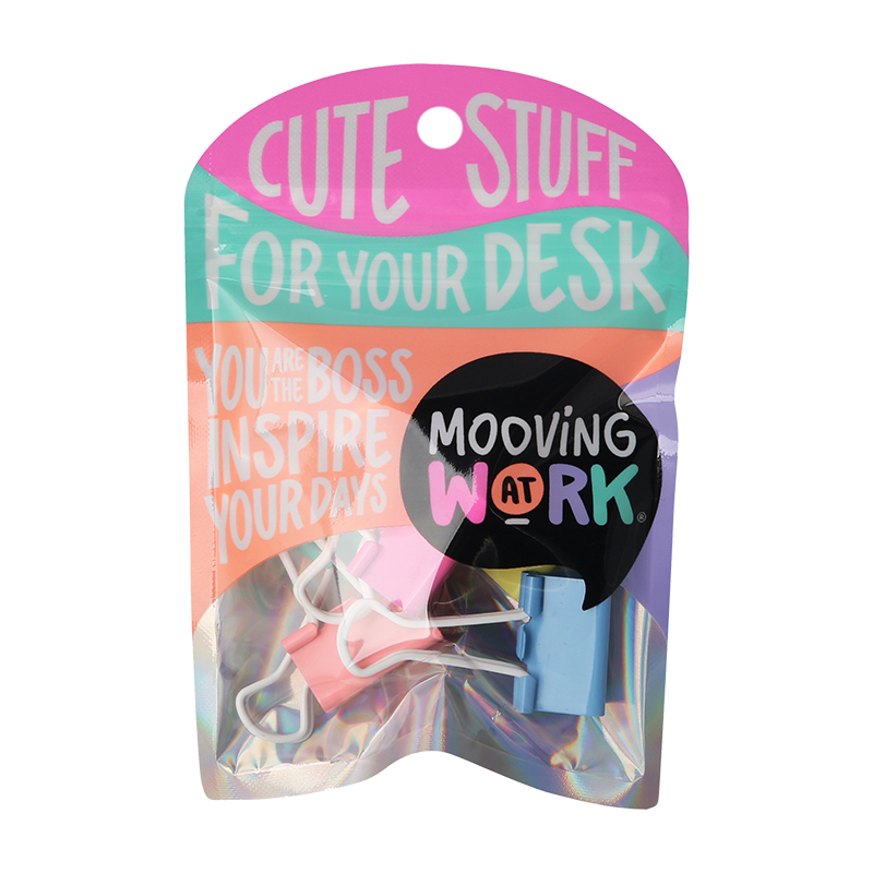 BINDER CLIPS MOOVING 25MM X 6 UN MANIA