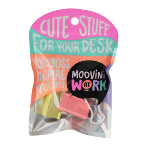 BINDER CLIPS MOOVING 32MM X 4 UN MANIA