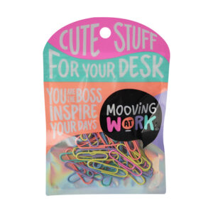 PAPER CLIPS MOOVING 33MM X 60 UN MANIA