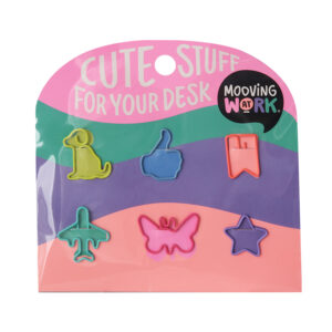PAPER CLIPS MOOVING CON FORMA X 6 UN MANIA