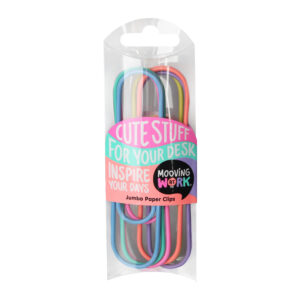 PAPER CLIPS MOOVING JUMBO X 6 UN MANIA