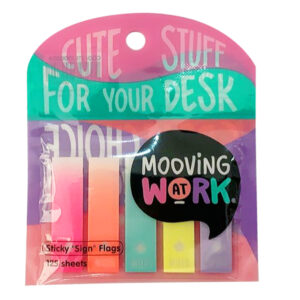 SEÑALADOR MOOVING BANDERITAS SIGN COLOR TRASLUC X 125 MANIA