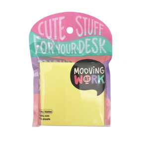 NOTAS ADHESIVAS MOOVING MULTICOLOR 76X76 X 100 HJS MANIA