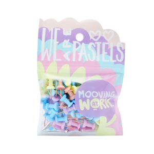 PUSH PINS MOOVING X 50 UN PASTEL