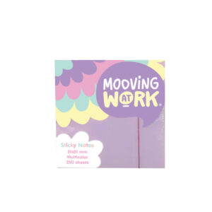 NOTAS ADHESIVAS MOOVING 51X51 MULTICOLOR X 250 HJS PASTEL