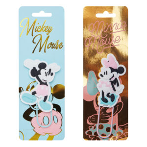 PAPER CLIPS MOOVING JUMBO MICKEY&MINNIE