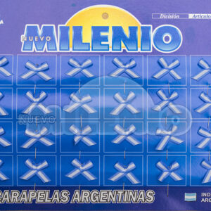 ESCARAPELA NUEVO MILENIO Nº107 MOÑO SIMPLE  X 24 UN 2007