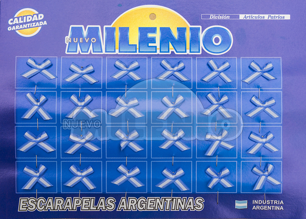 ESCARAPELA NUEVO MILENIO Nº107 MOÑO SIMPLE X 24 UN 2007