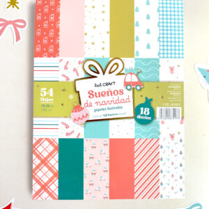 PAPEL IBICO PARA SCRAP 15*20 180 GR X 54 HJ NAVIDAD