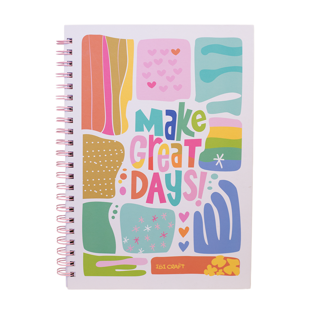 CUADERNO IBICO A4 ESPIRALADO X 96HJ T/D MAKE GREAT DAYS