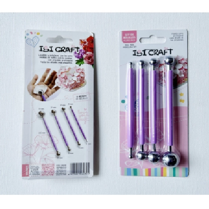 SET BOLILLOS IBICO METALICOS X 4 PCS
