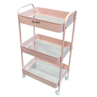 CARRO ORGANIZADOR IBICO MOVIL 43X31X78 ROSA