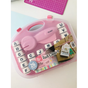 SET VALIJA PERFORADO IBICO ALFABETO 26 LETRAS