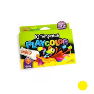 TEMPERA PLAYCOLOR X 10 POMOS AMARILLO MEDIO 8CC