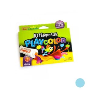 TEMPERA PLAYCOLOR X 10 POMOS CELESTE 8CC