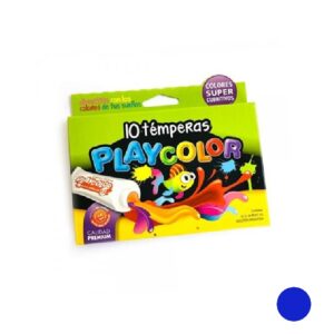 TEMPERA PLAYCOLOR X 10 POMOS AZUL ULTRAMAR 8CC