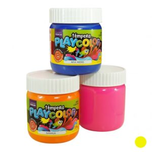 TEMPERA PLAYCOLOR EN POTE AMARILLO LIMON X 250 GR