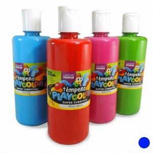 TEMPERA PLAYCOLOR FRASCO AZUL MEDIO X 750GR