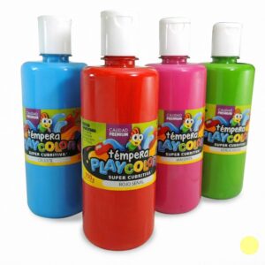 TEMPERA PLAYCOLOR FRASCO AMARILLO LIMON X 750GR