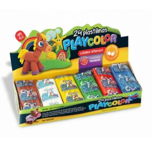 PLASTILINA PLAYCOLOR BLANCO X 24 PANCITOS