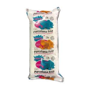 PORCELANA FRIA PLAYCOLOR DELARTE 1000GR 10 UN