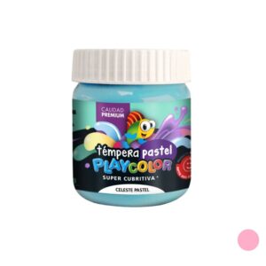 TEMPERA PLAYCOLOR EN POTE ROSA PASTEL X 250 GR