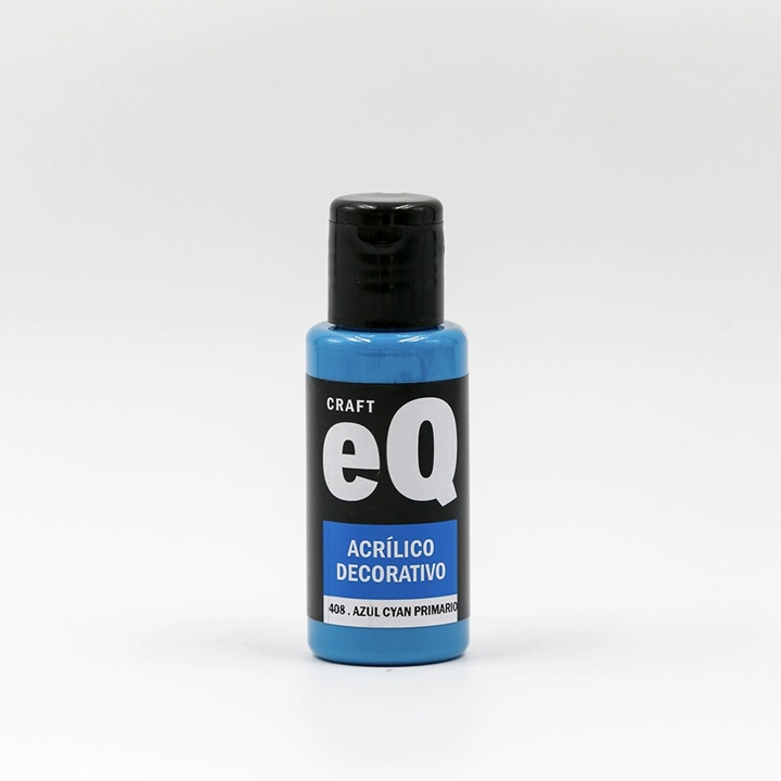 ACRILICO EQ ARTE 50 CC AZUL CYAN PRIMARIO