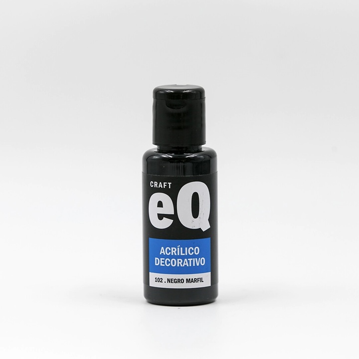 ACRILICO EQ ARTE 50 CC NEGRO MARFIL