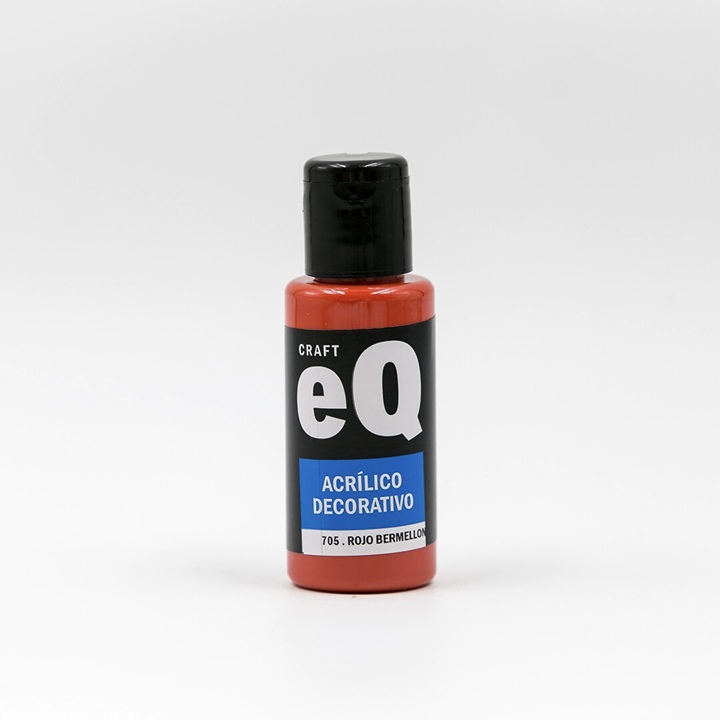 ACRILICO EQ ARTE 50 CC ROJO BERMELLON