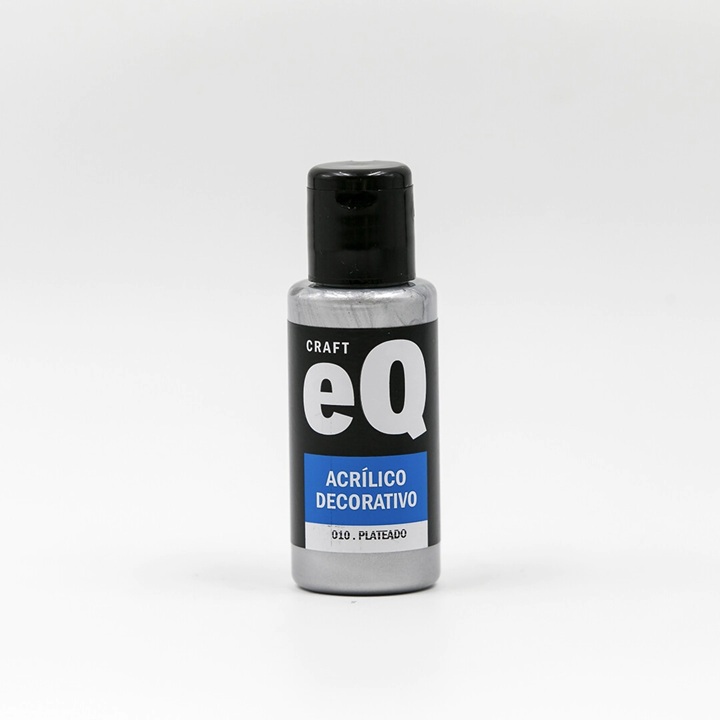 ACRILICO EQ ARTE 50 CC PLATEADO