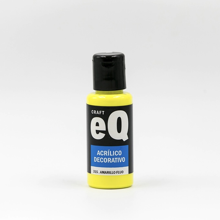 ACRILICO EQ ARTE 50 CC AMARILLO FLUO
