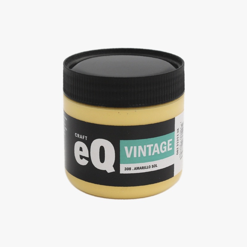 PINTURA VINTAGE EQ ARTE 200 CC AMARILLO SOL