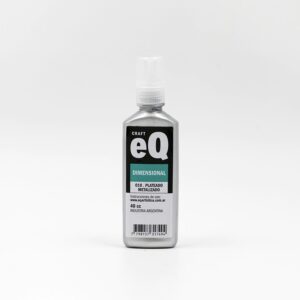 DIMENSIONAL EQ ARTE METALIZADO PLATEADO 40 CC