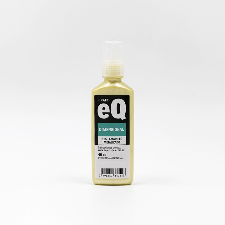 DIMENSIONAL EQ ARTE METALIZADO AMARILLO 40 CC