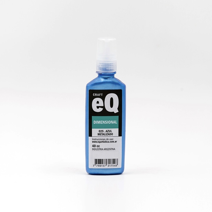 DIMENSIONAL EQ ARTE METALIZADO AZUL 40 CC