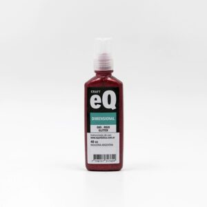 DIMENSIONAL EQ ARTE GLITTER ROJO 40 CC