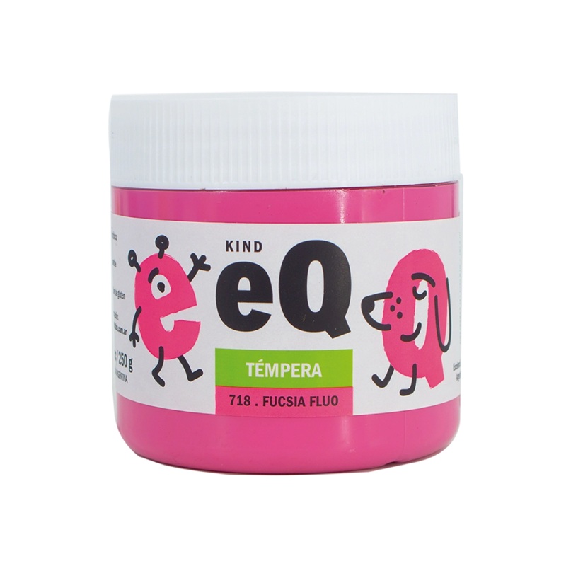 TEMPERA EQ ARTE POTE 200 CC FUCSIA FLUO 718