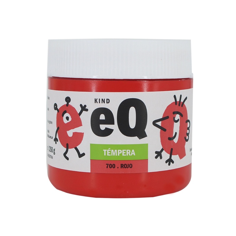 TEMPERA EQ ARTE POTE 200 CC ROJO 700