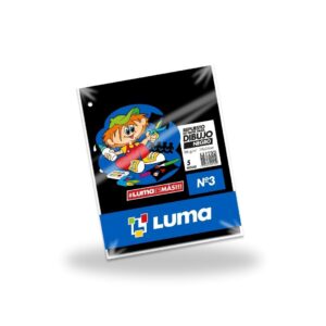 REPUESTO LUMA DIBUJO Nº 3 NEGRO X 5 HJS