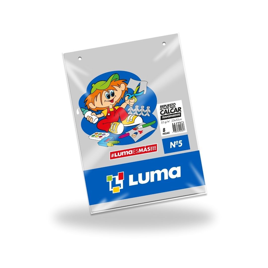 REPUESTO LUMA PAPEL DE CALCAR Nº 5 X 8 HJS LINEA PROFESIONAL
