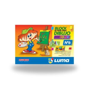 BLOCK LUMA DIBUJO Nº 6 COLOR  X 24 HJS