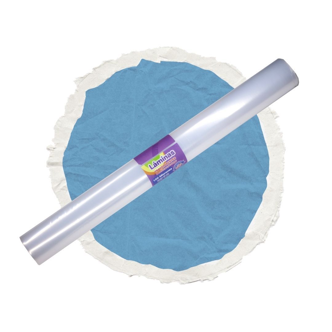 ROLLO LAMINA TRANSPARENTE LUMA 120CM X 10MTS 100 MIC