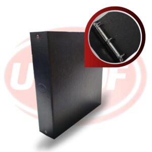 CARPETA UTIL-OF/LUMA ESCOLAR FIBRA NEGRA 3*40