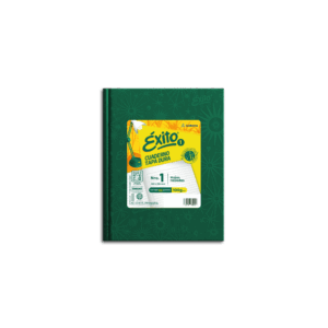 CUADERNO EXITO E1 FORRADO UNIVERSO TD X 100 HJ VERDE RY