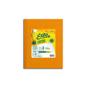 CUADERNO EXITO E3 FORRADO UNIVERSO TD X 100 HJ NARANJA RY