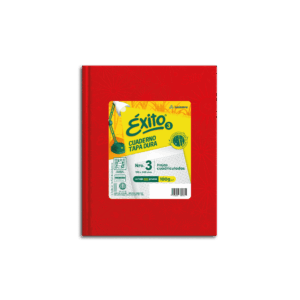 CUADERNO EXITO E3 FORRADO UNIVERSO TD X 48 HJ ROJO CD