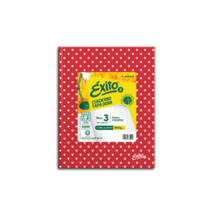 CUADERNO EXITO E3 UNIVERSO LUNARES TD X 48 HJ ROJO RY
